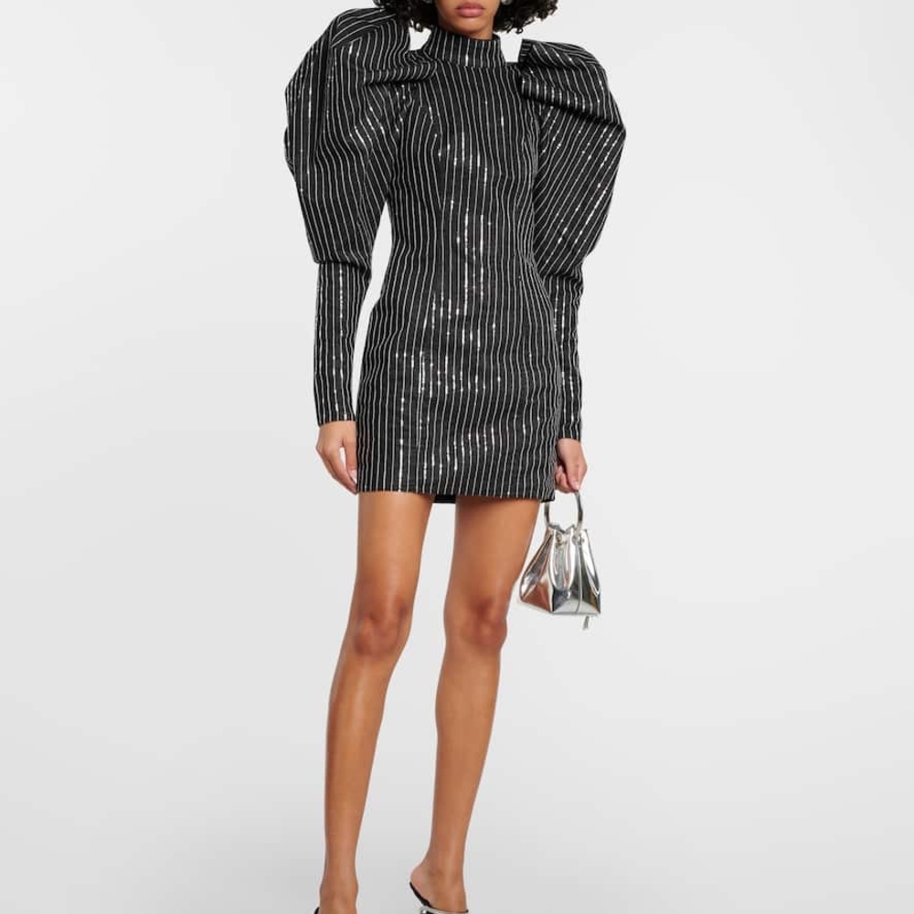 Elegant Striped Long Sleeve Dress